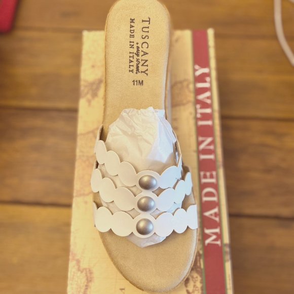 Tuscany By Easy Street Women’s Torina Wedge Espardrille Size 11M - Picture 1 of 6